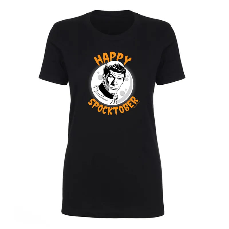 Star Trek: The Original Series Happy Spocktober Women's Short Sleeve T-Shirt sold by MTV