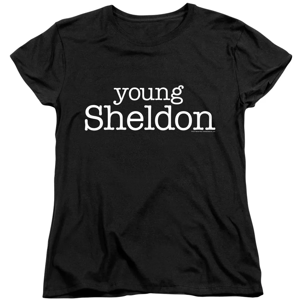 Young Sheldon Logo Women's Short Sleeve T-Shirt sold by MTV