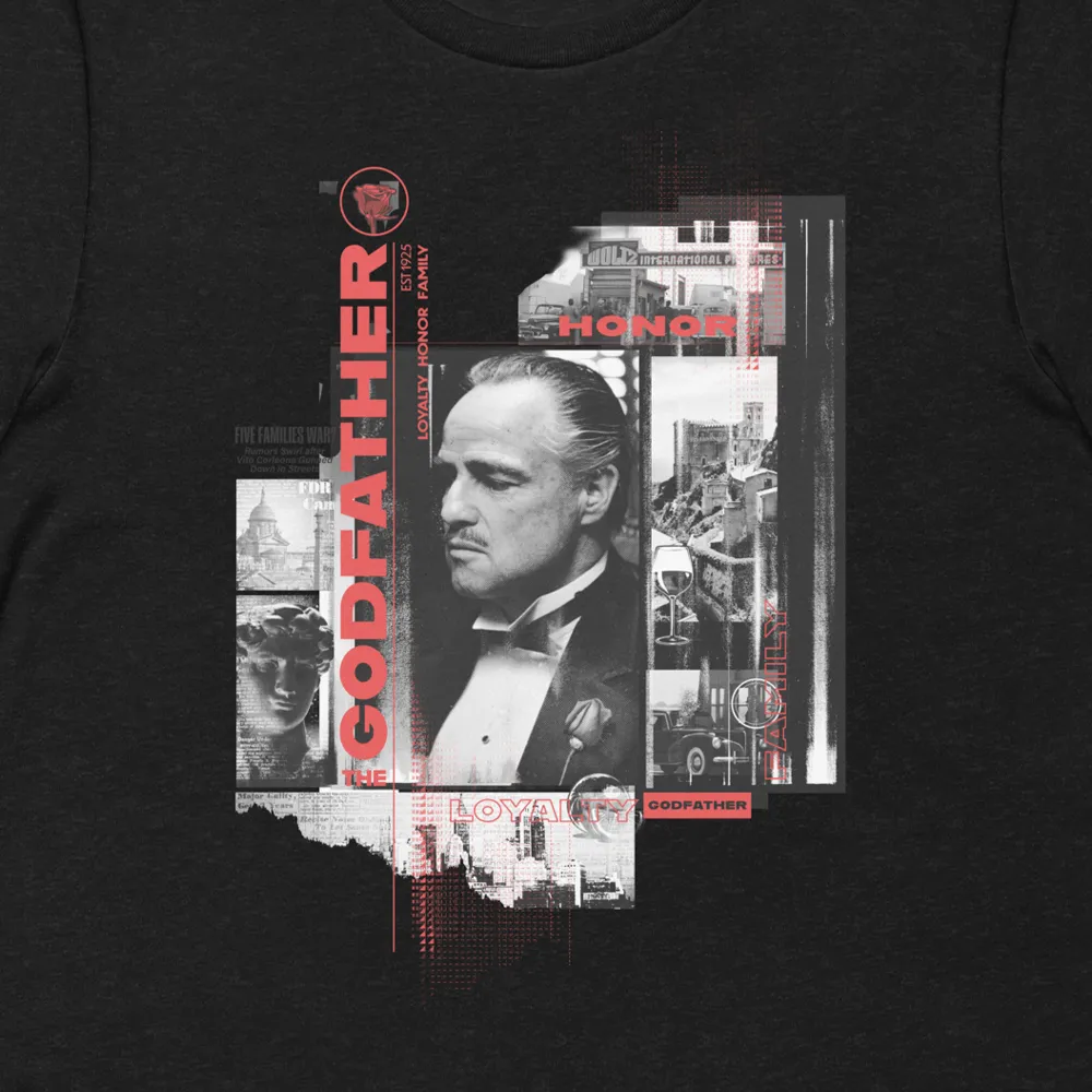 The Godfather "Honor Loyalty Family" Adult Short Sleeve T-Shirt sold by MTV product image thumbnail 2