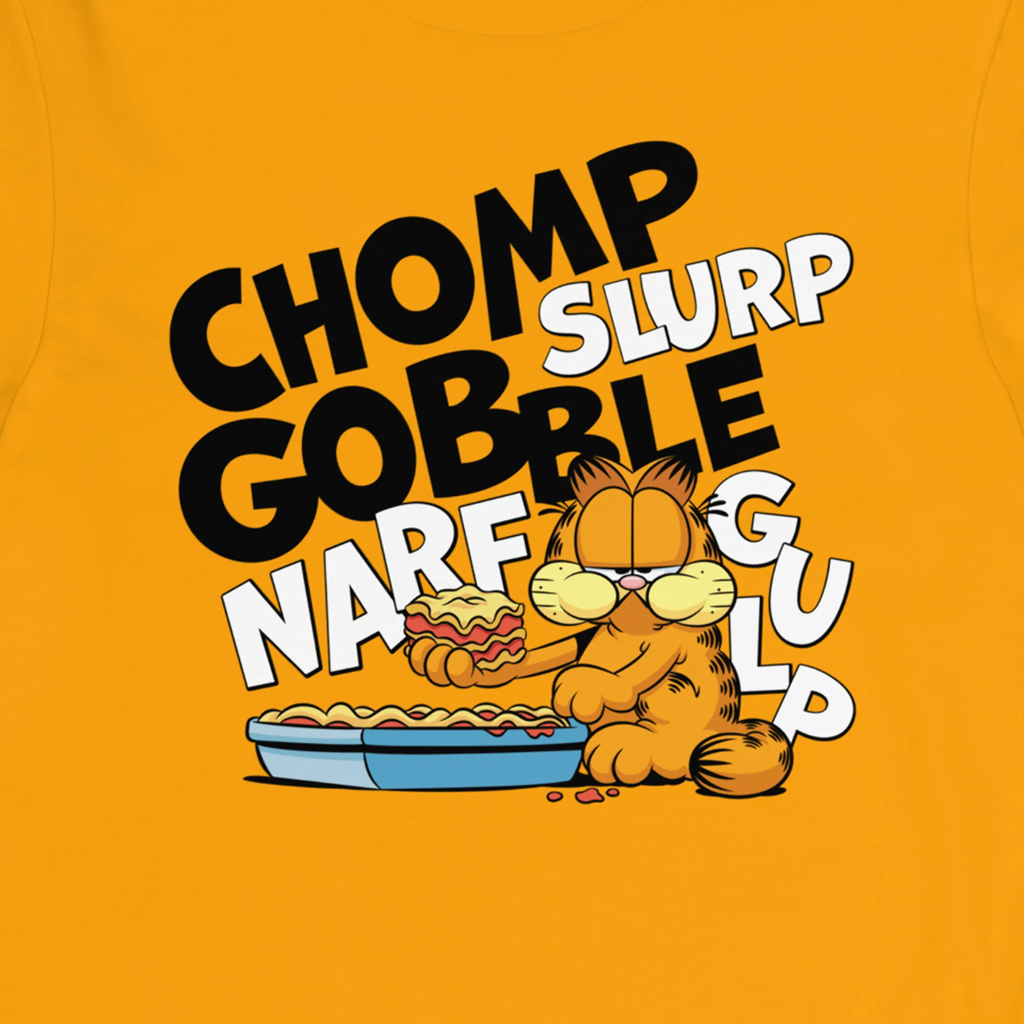 Garfield CHOMP Adult Long Sleeve T-Shirt sold by MTV product image thumbnail 2