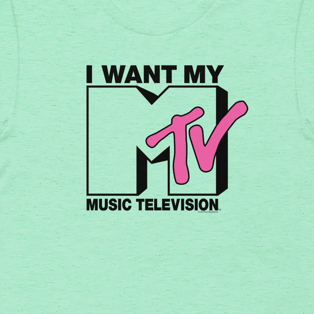 MTV Gear I Want My With Classic MTV Logo Adult Short Sleeve T-Shirt sold by MTV product image thumbnail 2