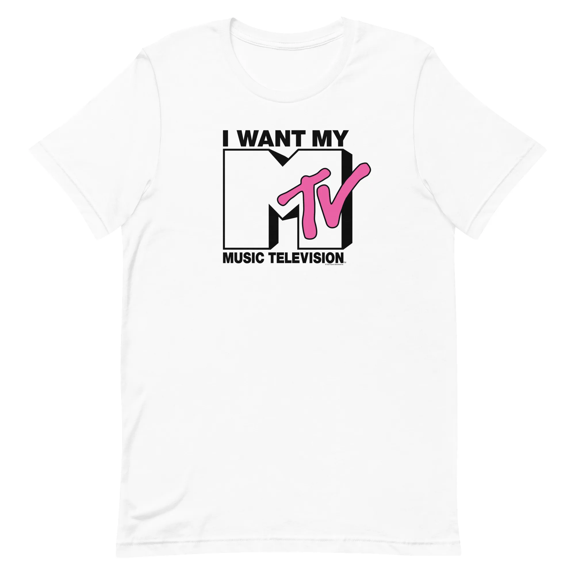 MTV Gear I Want My With Classic MTV Logo Adult Short Sleeve T-Shirt sold by MTV product image thumbnail 5