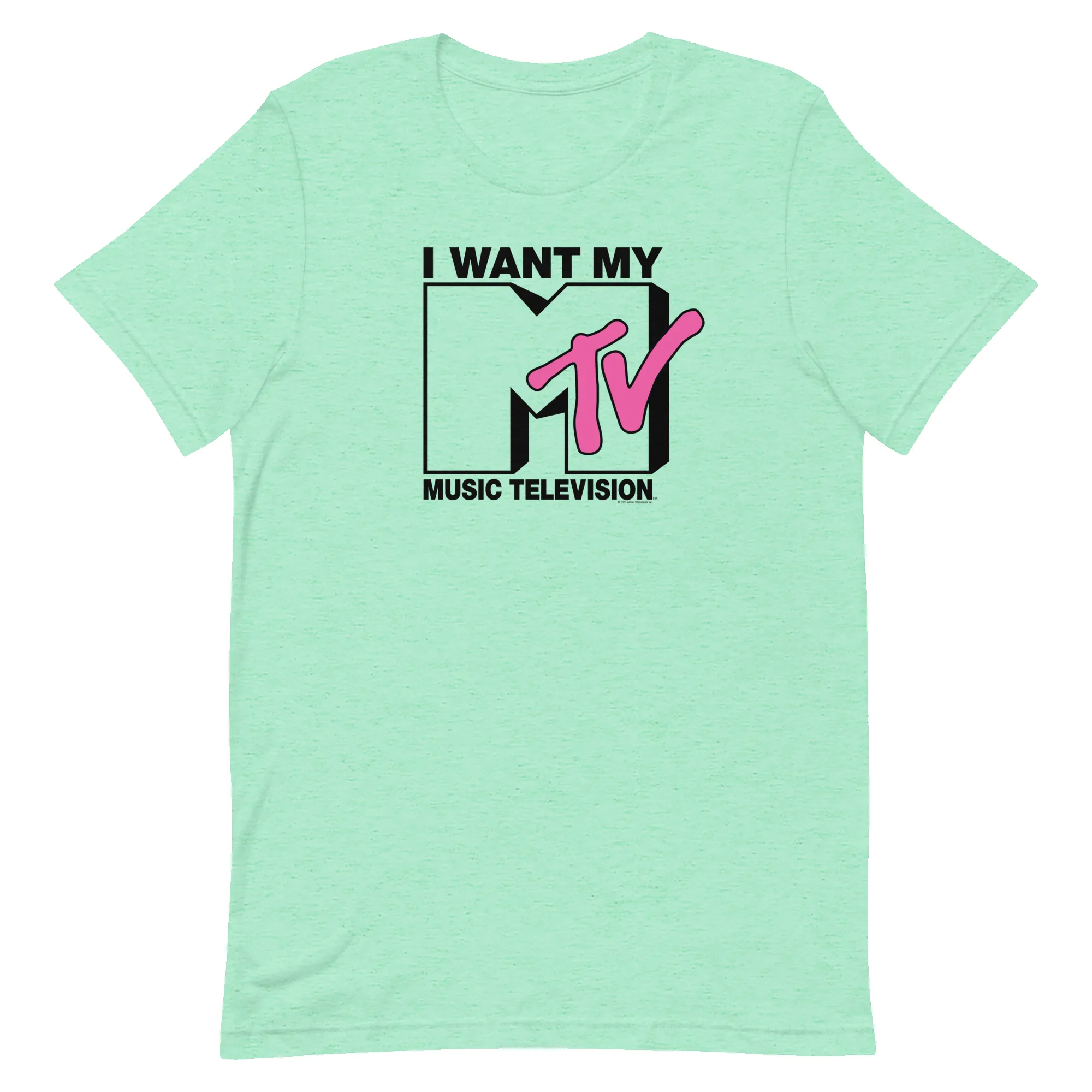 MTV Gear I Want My With Classic MTV Logo Adult Short Sleeve T-Shirt sold by MTV
