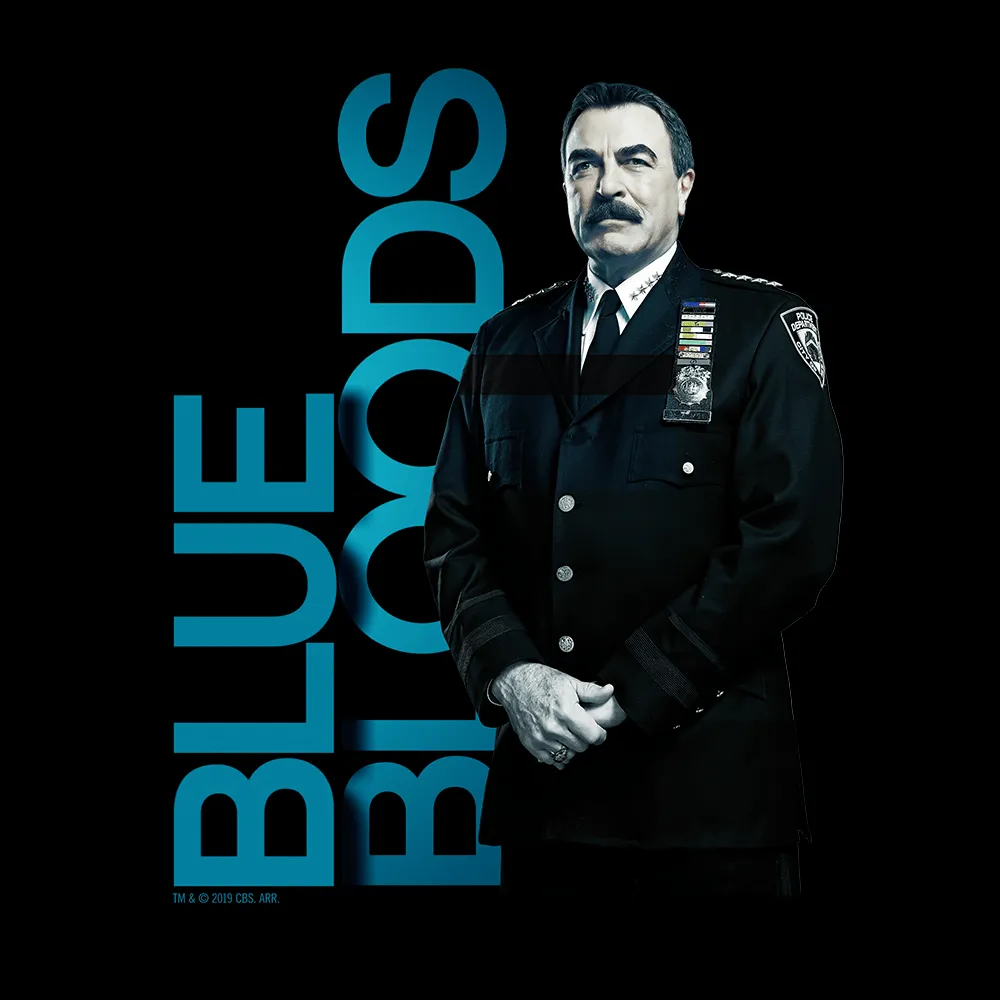 Blue Bloods Frank Reagan Adult Long Sleeve T-Shirt sold by MTV product image thumbnail 2