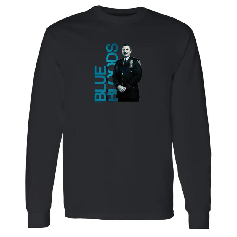 Blue Bloods  Frank Reagan Adult Long Sleeve T-Shirt sold by MTV