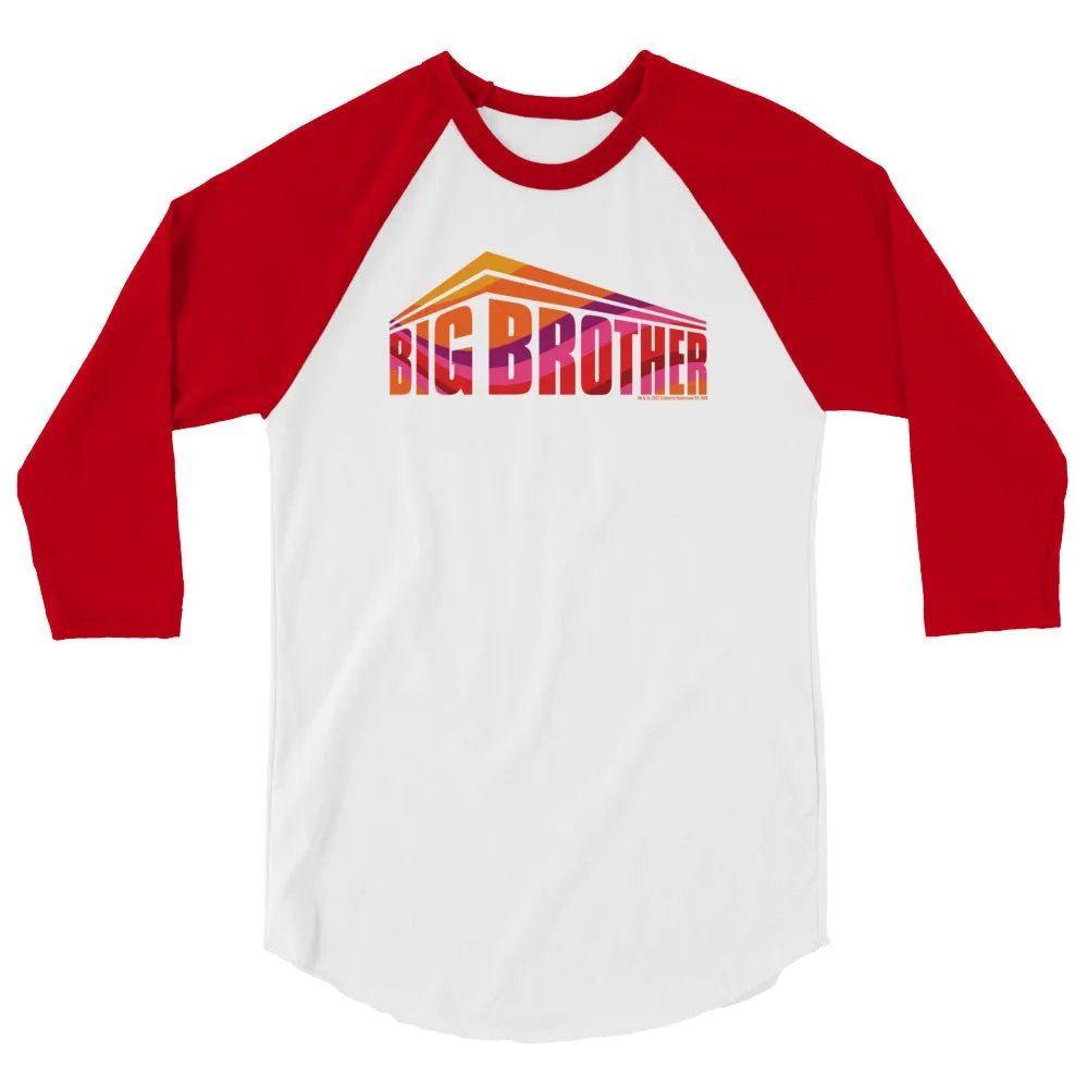 Big Brother Swirl Logo Unisex 3/4 Sleeve Raglan Shirt sold by MTV product image thumbnail 4