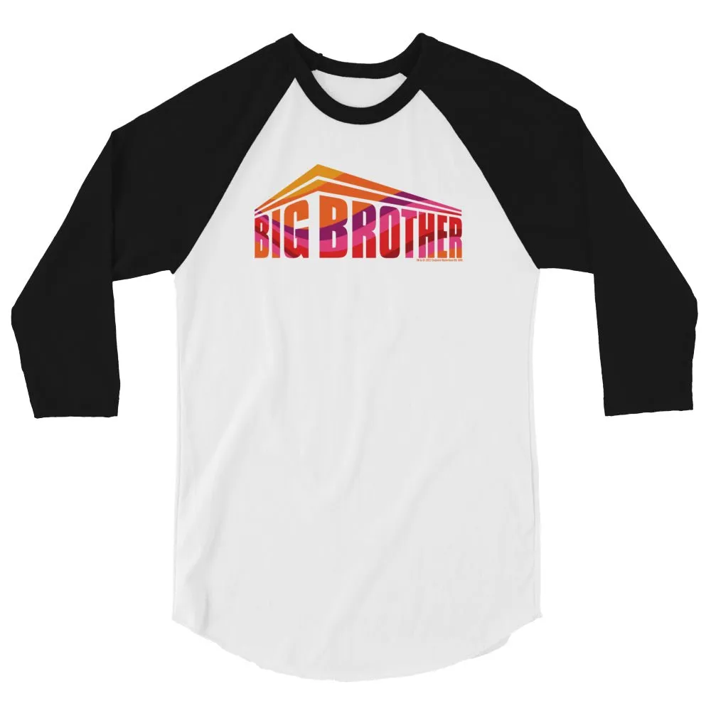Big Brother Swirl Logo Unisex 3/4 Sleeve Raglan Shirt sold by MTV product image thumbnail 3