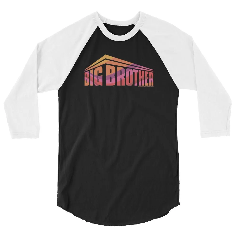 Big Brother Swirl Logo Unisex 3/4 Sleeve Raglan Shirt sold by MTV