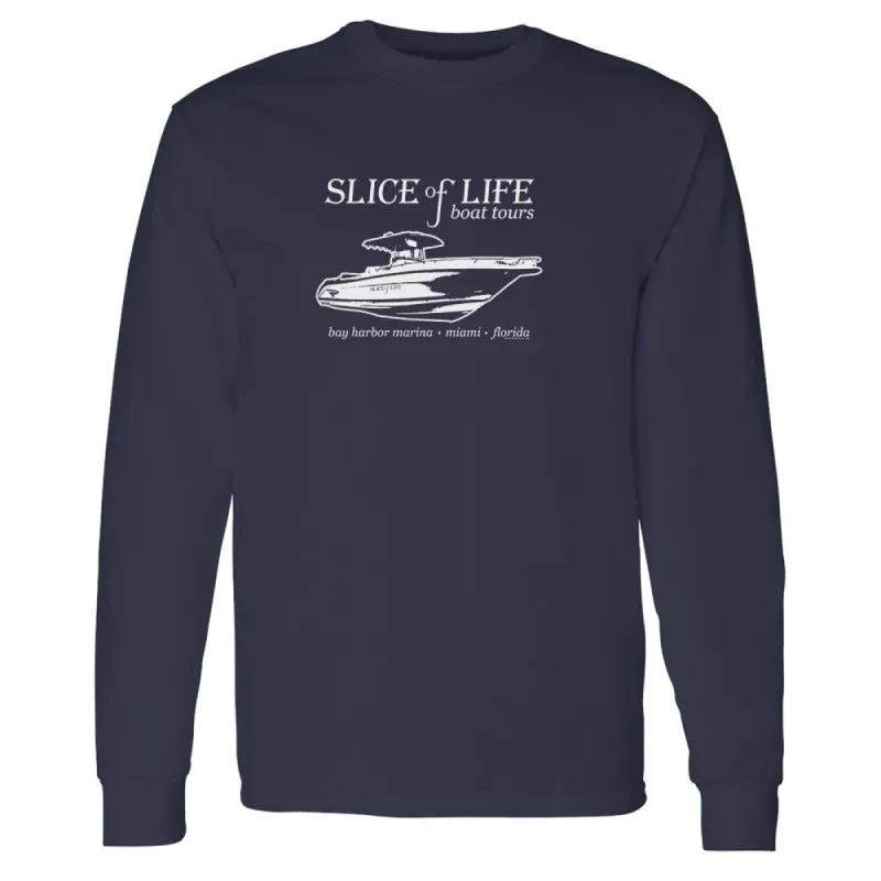 Dexter Slice of Life Boat Tours Adult Long Sleeve T-Shirt sold by MTV