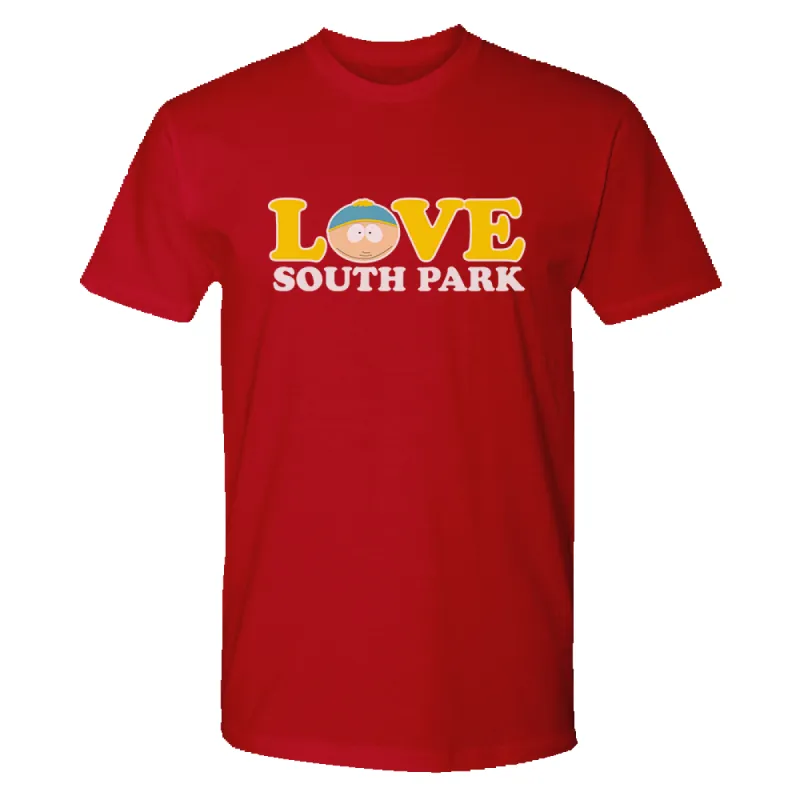 South Park Cartman Love South Park Adult Short Sleeve T-Shirt sold by MTV