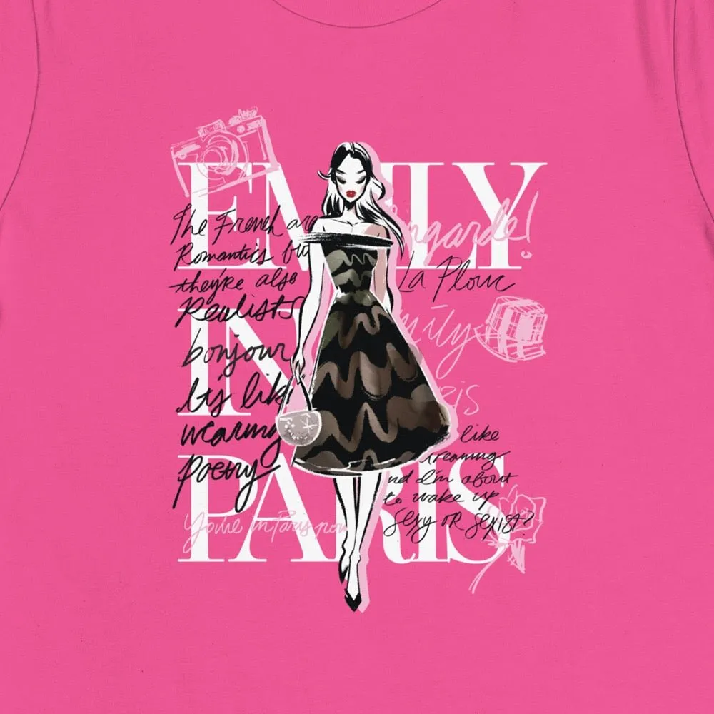 Emily in Paris Black Dress Women's T-Shirt sold by MTV product image thumbnail 3
