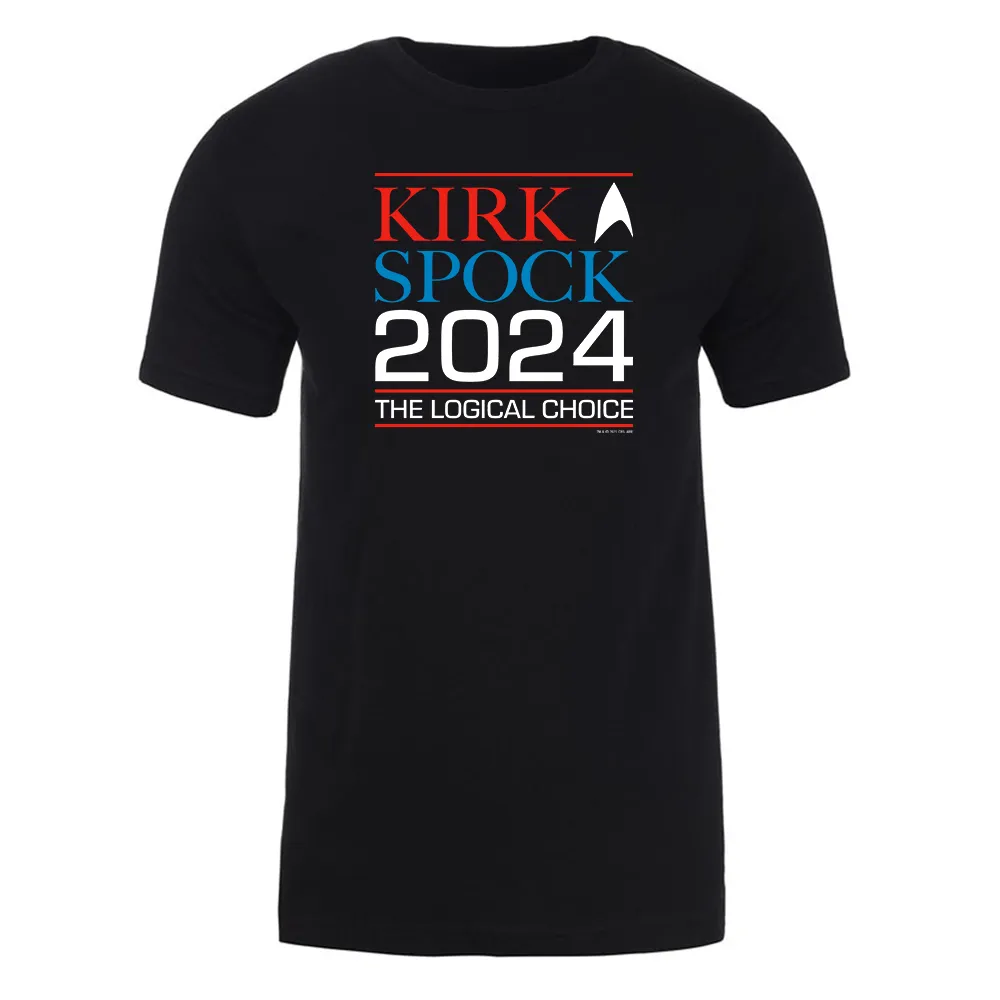 Star Trek: The Original Series Kirk & Spock 2024 Adult Short Sleeve T-Shirt sold by MTV