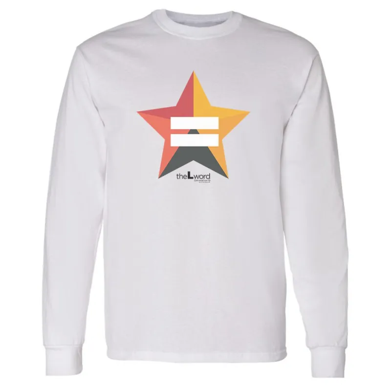 The L Word: Generation Q Bette Porter's Equality Star Adult Long Sleeve T-Shirt sold by MTV