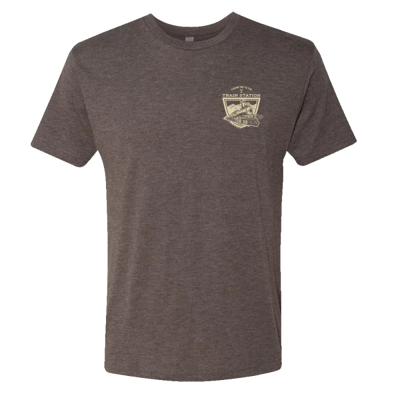Yellowstone Taking You to the Train Station Men's Tri-Blend T-Shirt sold by MTV