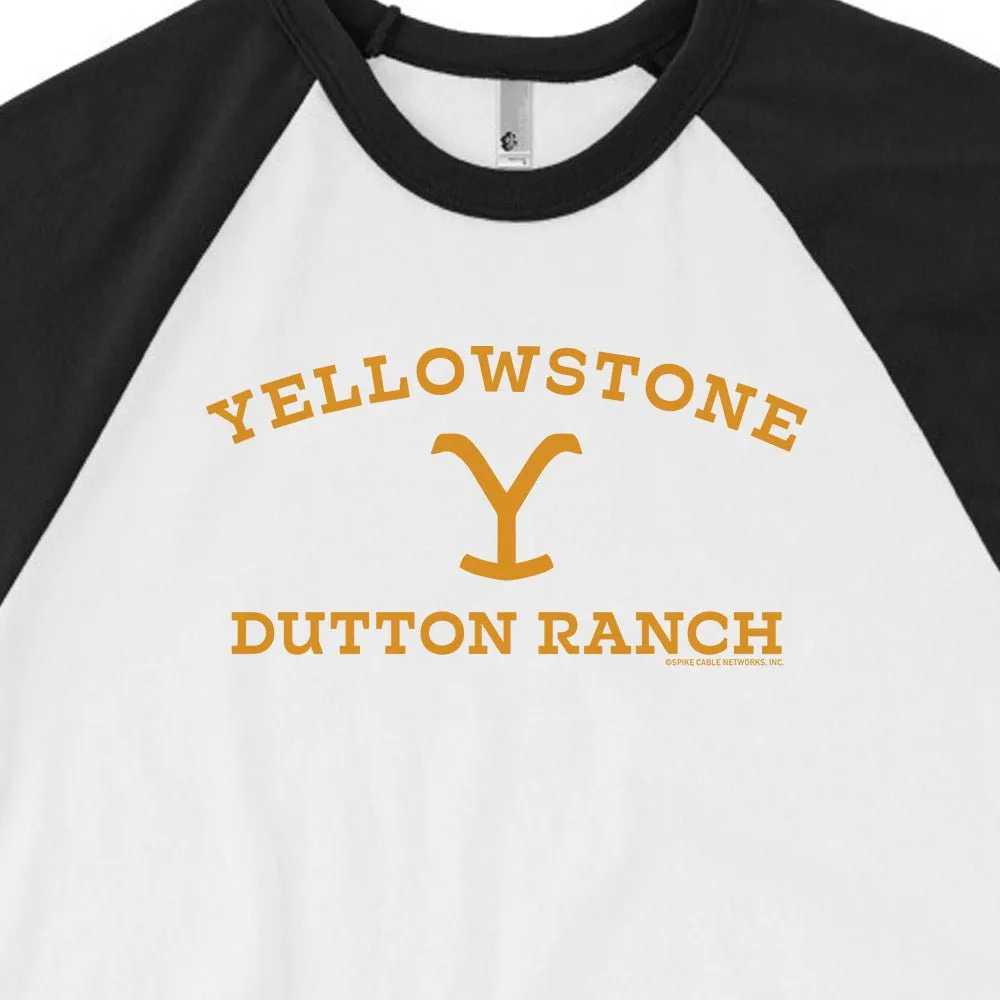 Yellowstone Dutton Ranch Unisex 3/4 Sleeve Raglan Shirt sold by MTV product image thumbnail 3