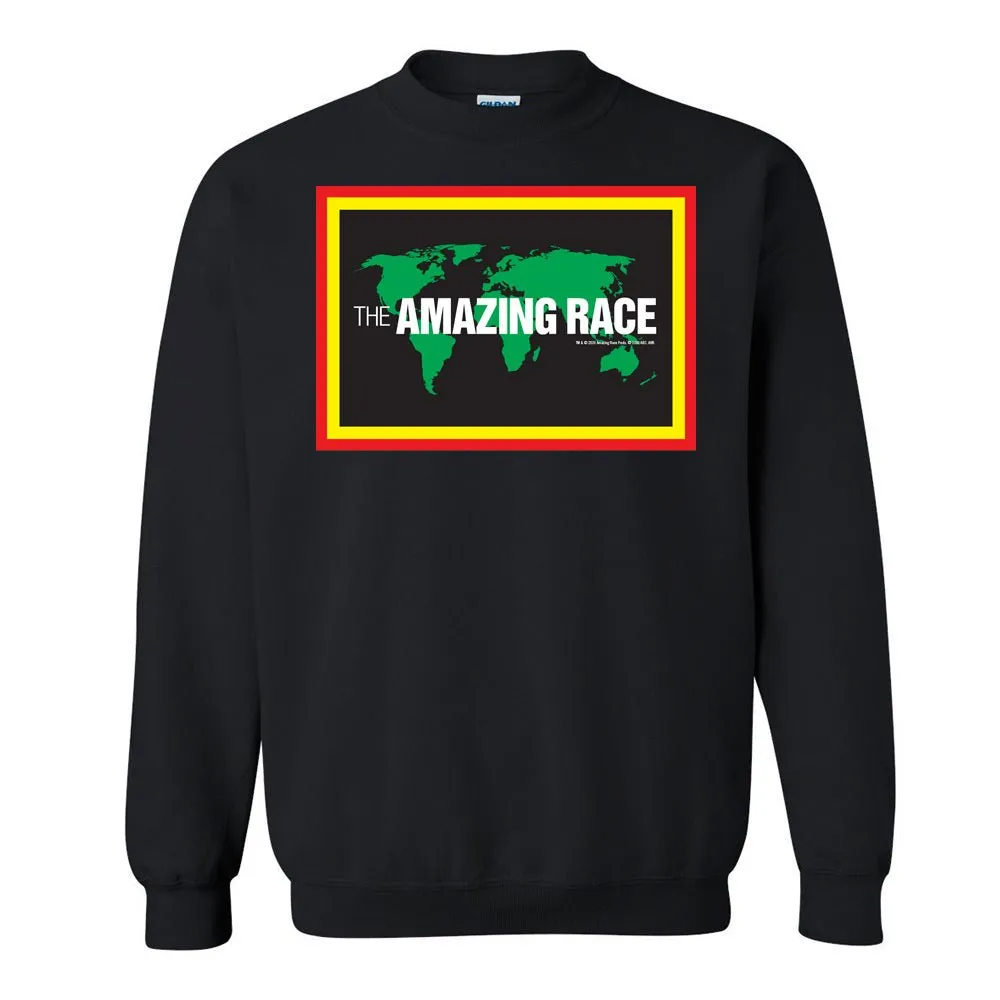The Amazing Race Pit Stop Fleece Crewneck Sweatshirt sold by MTV