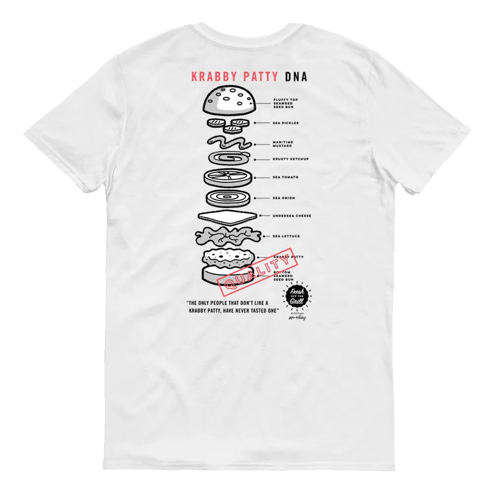 SpongeBob SquarePants The Krusty Krab DNA Adult Short Sleeve T-Shirt sold by MTV product image thumbnail 5