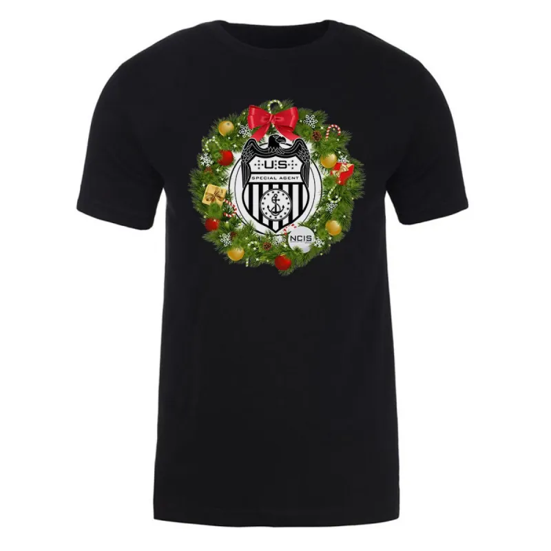 NCIS Special Agent Wreath Adult Short Sleeve T-Shirt sold by MTV