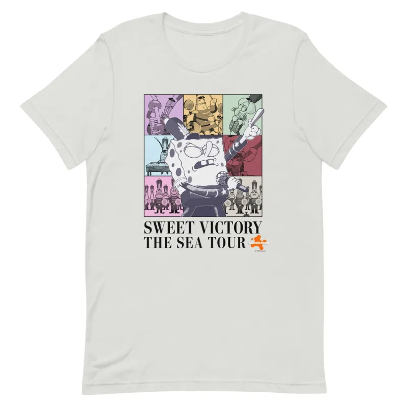 SpongeBob SquarePants Sweet Victory The Sea Tour Unisex T-Shirt sold by MTV