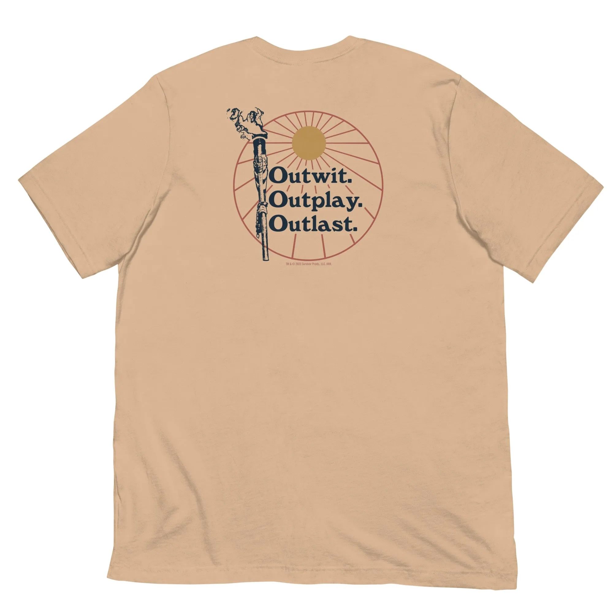 Survivor Outwit, Outplay, Outlast Torch T-Shirt sold by MTV product image thumbnail 2