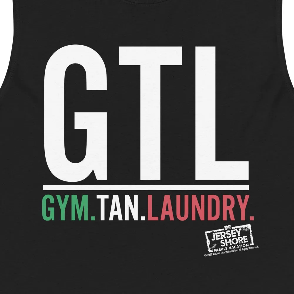 Jersey Shore Family Vacation Gym. Tan. Laundry. Muscle Tank Top sold by MTV product image thumbnail 2