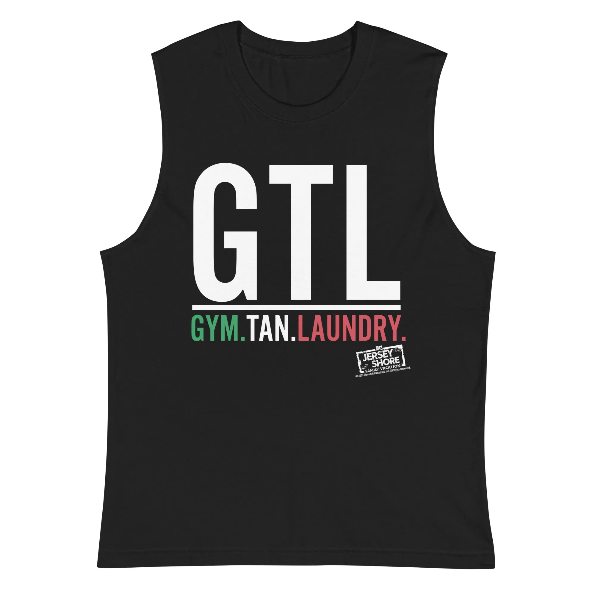 Jersey Shore Family Vacation Gym. Tan. Laundry. Muscle Tank Top sold by MTV