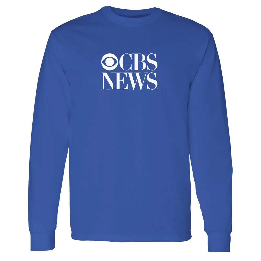 CBS News Vintage Logo Adult Long Sleeve T-Shirt sold by MTV product image thumbnail 3
