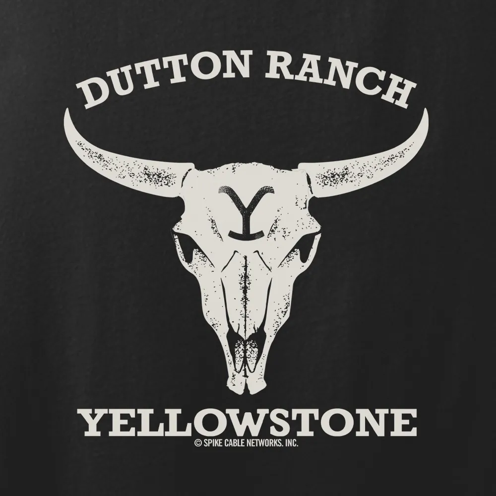 Yellowstone Dutton Ranch Cow Skull Adult Tank Top sold by MTV product image thumbnail 2