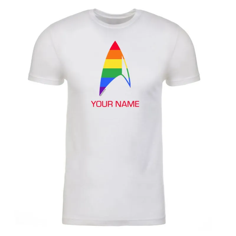 Star Trek: Discovery Pride Delta Personalized Adult Short Sleeve T-Shirt sold by MTV