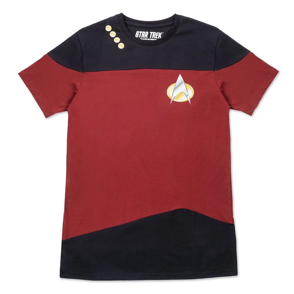 Star Trek: The Next Generation Command Uniform T-Shirt sold by MTV