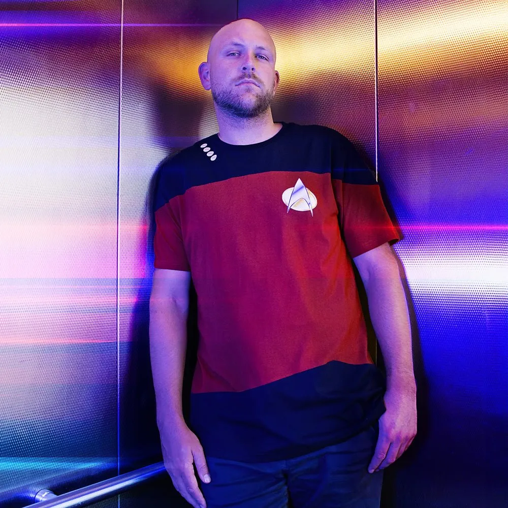 Star Trek: The Next Generation Command Uniform T-Shirt sold by MTV product image thumbnail 2