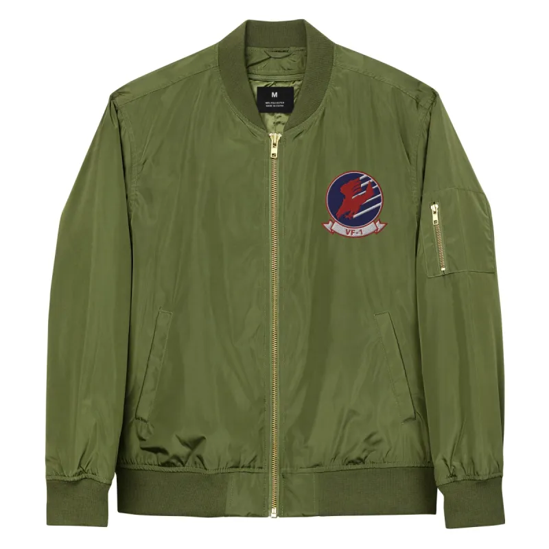 Top Gun Embroidered Bomber Jacket sold by MTV