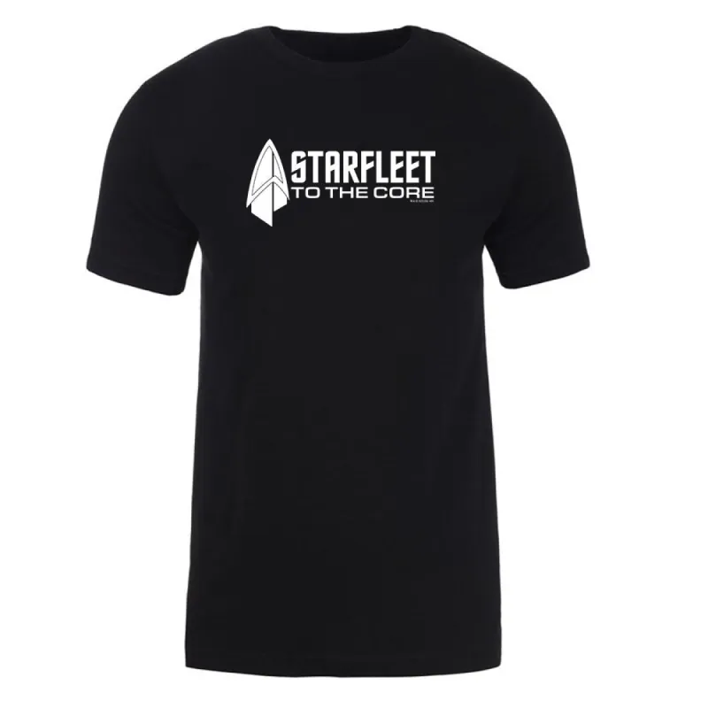 Star Trek: Picard Starfleet to the Core Adult Short Sleeve T-Shirt sold by MTV