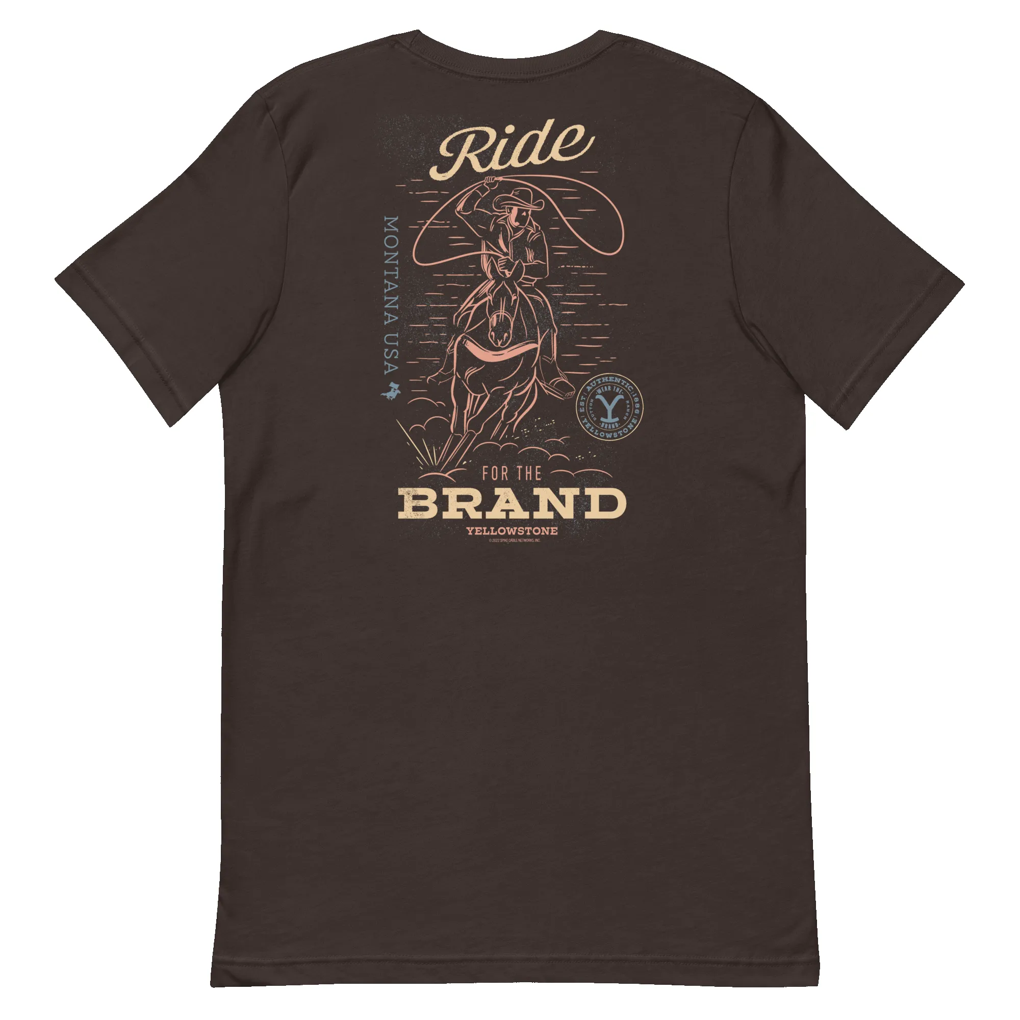 Yellowstone Y Logo Ride for the Brand Adult Short Sleeve T-Shirt sold by MTV product image thumbnail 4