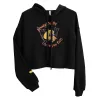 CatDog Really Love You Cat Women's Cropped Hooded Sweatshirt sold by MTV