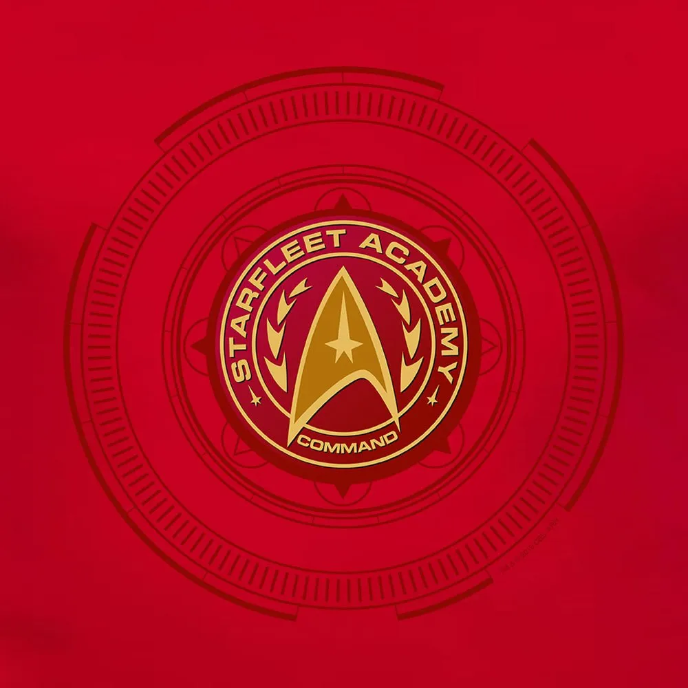 Star Trek Starfleet Academy Command Badge Adult Short Sleeve T-Shirt sold by MTV product image thumbnail 3