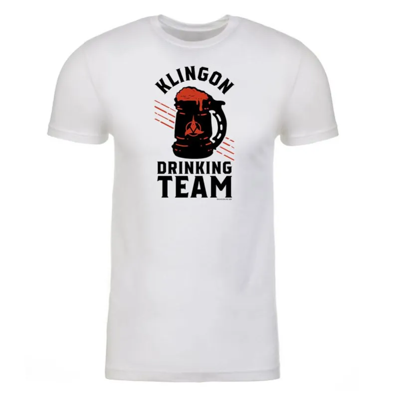 Star Trek Klingon Drinking Team Adult Short Sleeve T-Shirt sold by MTV