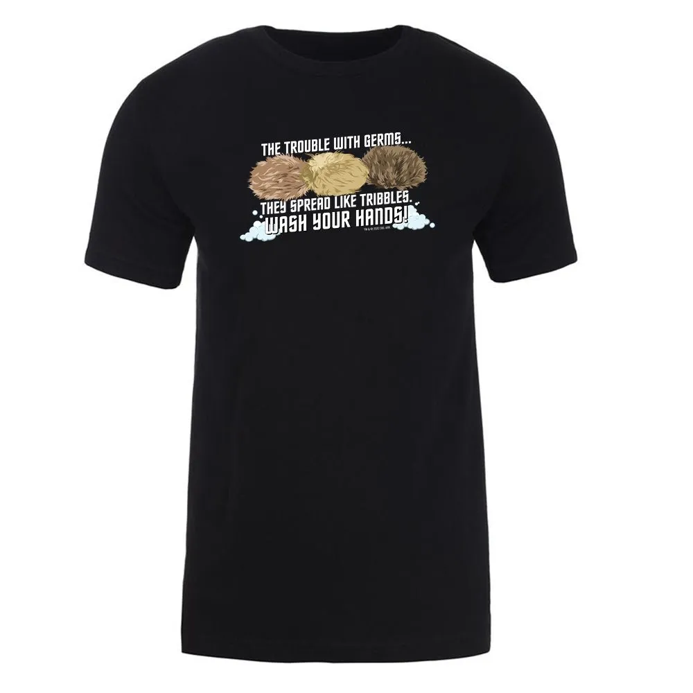 Star Trek: The Original Series Wash Your Hands Tribbles Adult Short Sleeve T-Shirt sold by MTV