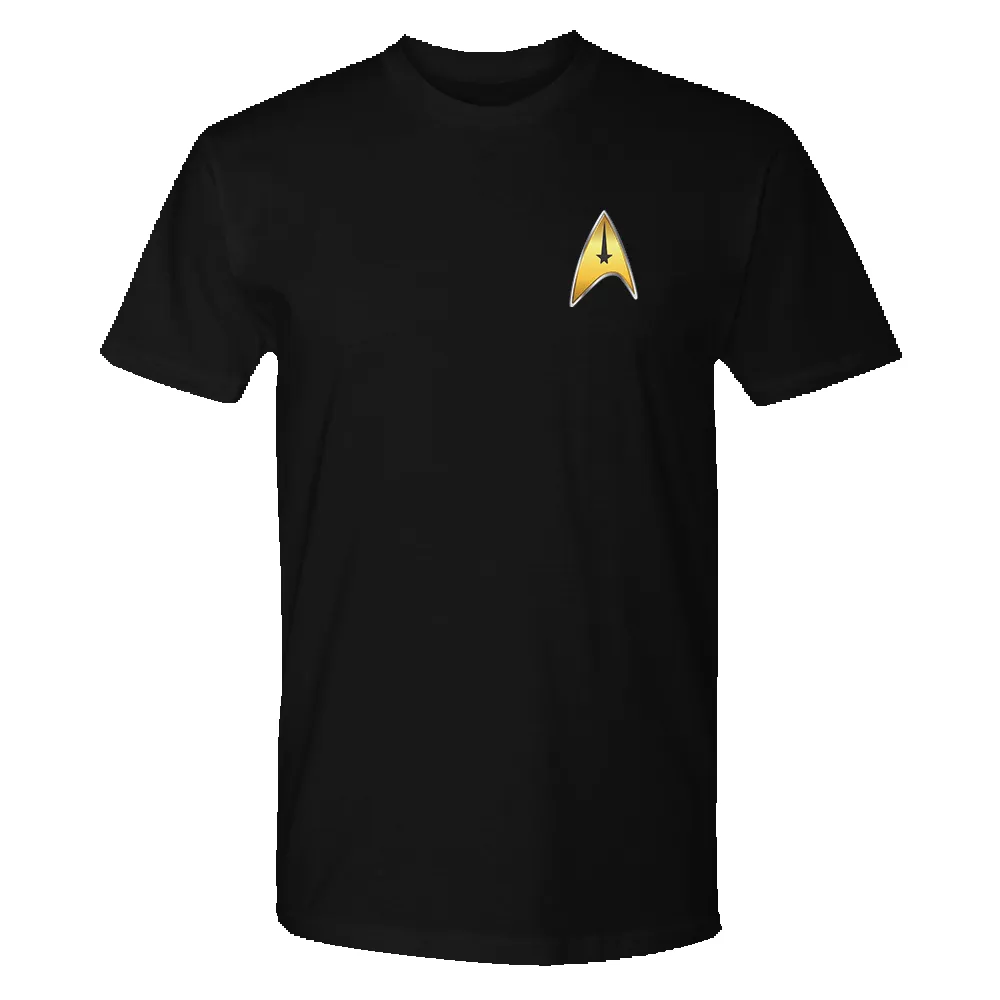 Star Trek: Strange New Worlds Logo Adult Short Sleeve T-Shirt sold by MTV