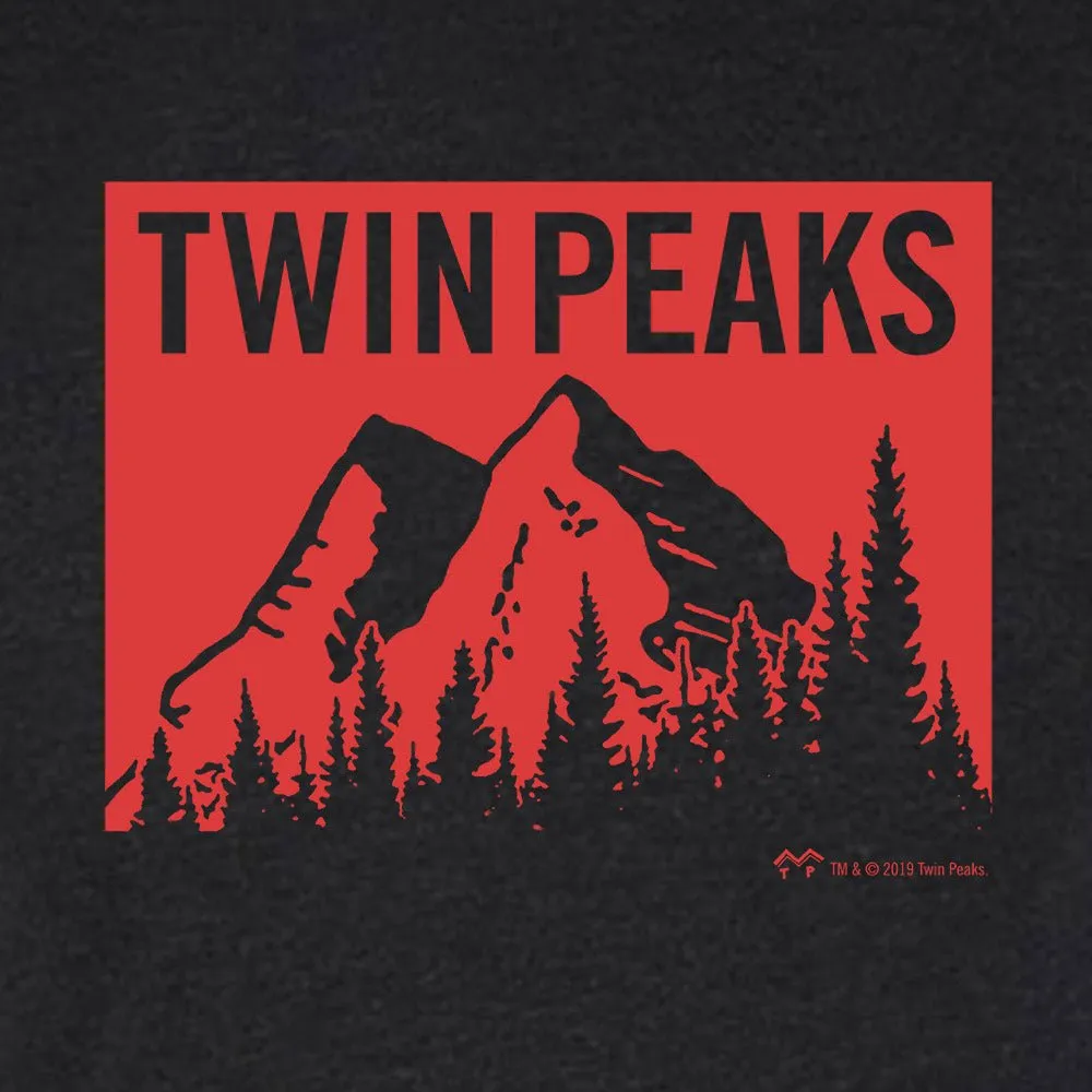 Twin Peaks Red Mountain Range Women's Tri-Blend T-Shirt sold by MTV product image thumbnail 2