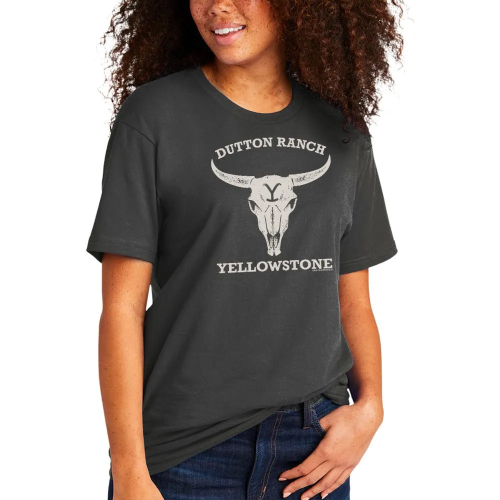 Yellowstone Cow Skull Adult Short Sleeve T-Shirt sold by MTV product image thumbnail 2