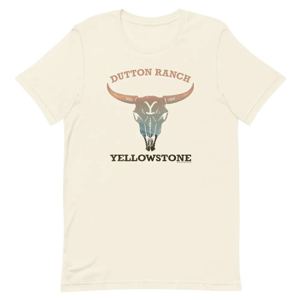 Yellowstone Cow Skull Adult Short Sleeve T-Shirt sold by MTV product image thumbnail 3