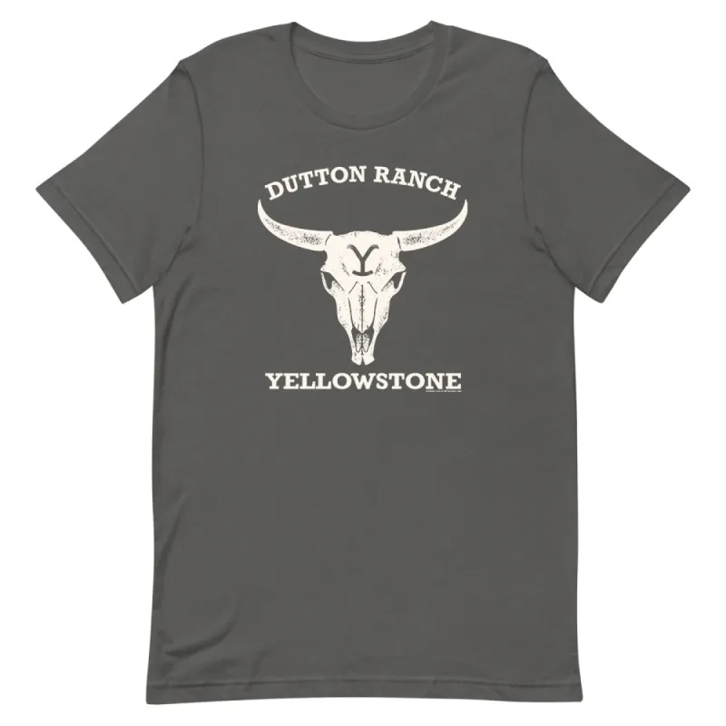 Yellowstone Cow Skull Adult Short Sleeve T-Shirt sold by MTV