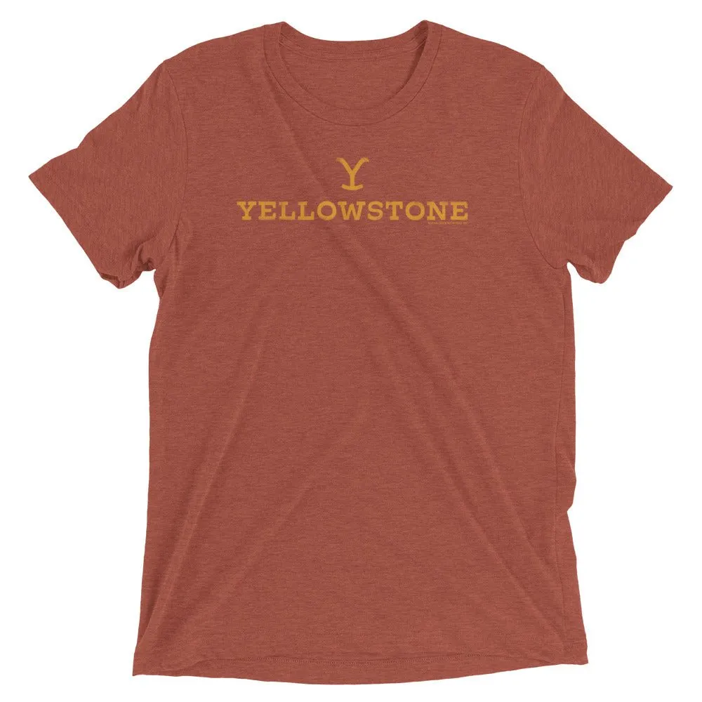 Yellowstone Y Logo Adult Tri-Blend T-Shirt sold by MTV