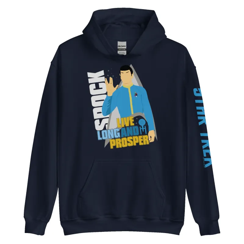 Star Trek: The Original Series Spock Live Long and Prosper Hooded Sweatshirt sold by MTV