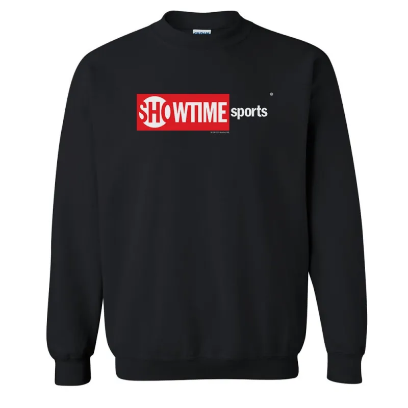 SHOWTIME Sports Red Box Logo Fleece Crewneck Sweatshirt sold by MTV