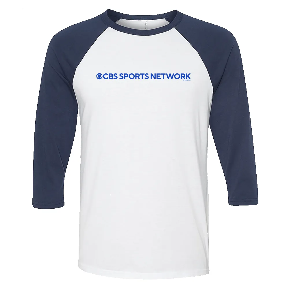 CBS Sports Network Logo 3/4 Sleeve Baseball T-Shirt sold by MTV product image thumbnail 3