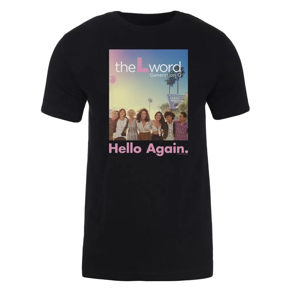 The L Word: Generation Q Hello Again Adult Short Sleeve T-Shirt sold by MTV
