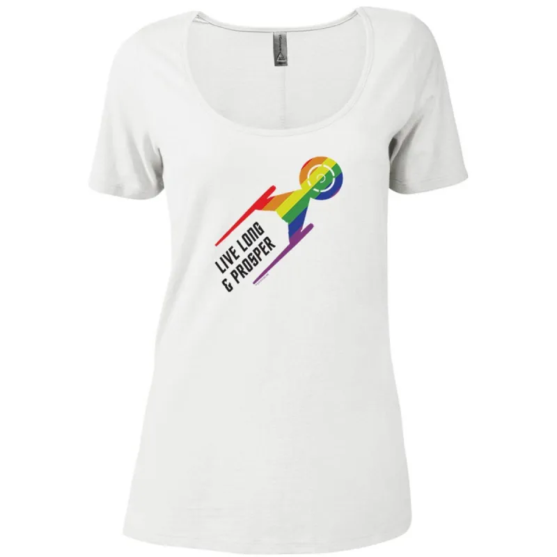 Star Trek: Discovery Pride Women's Relaxed Scoop Neck T-Shirt sold by MTV