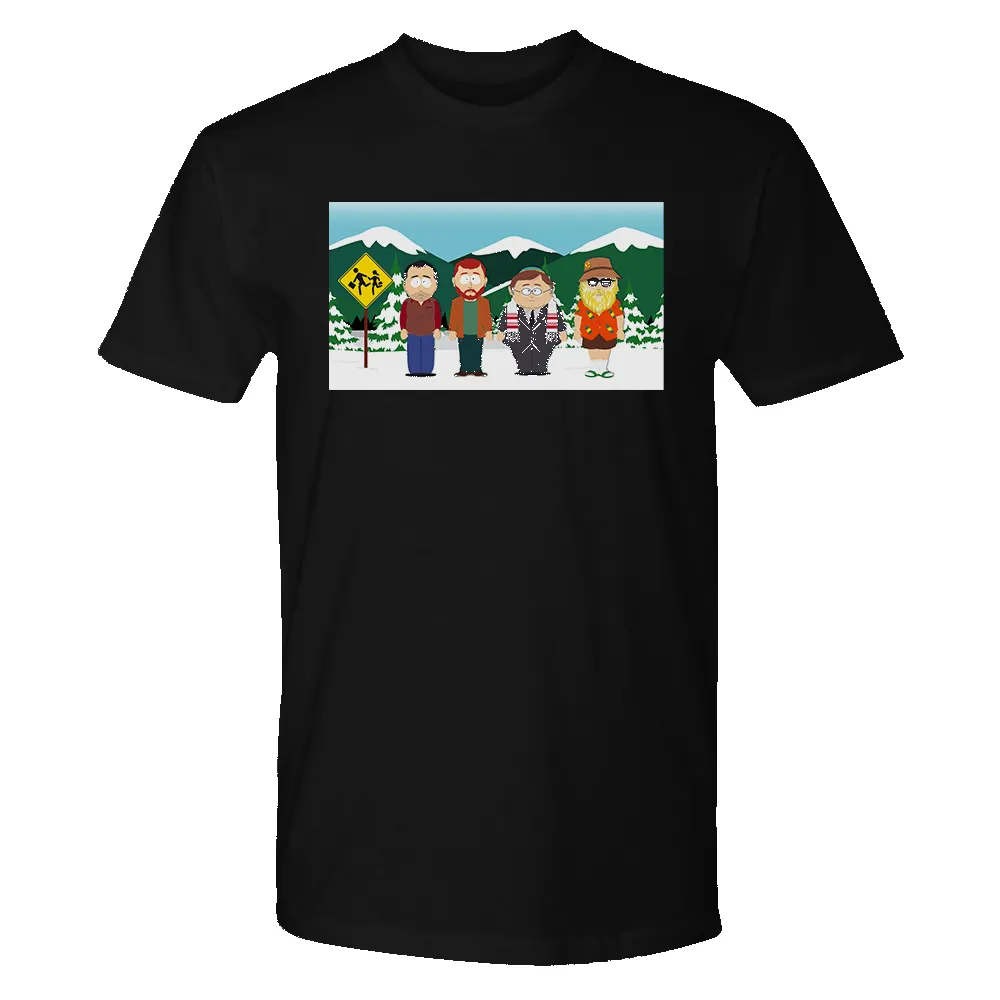 South Park Future Bus Stop Adult Short Sleeve T-Shirt sold by MTV